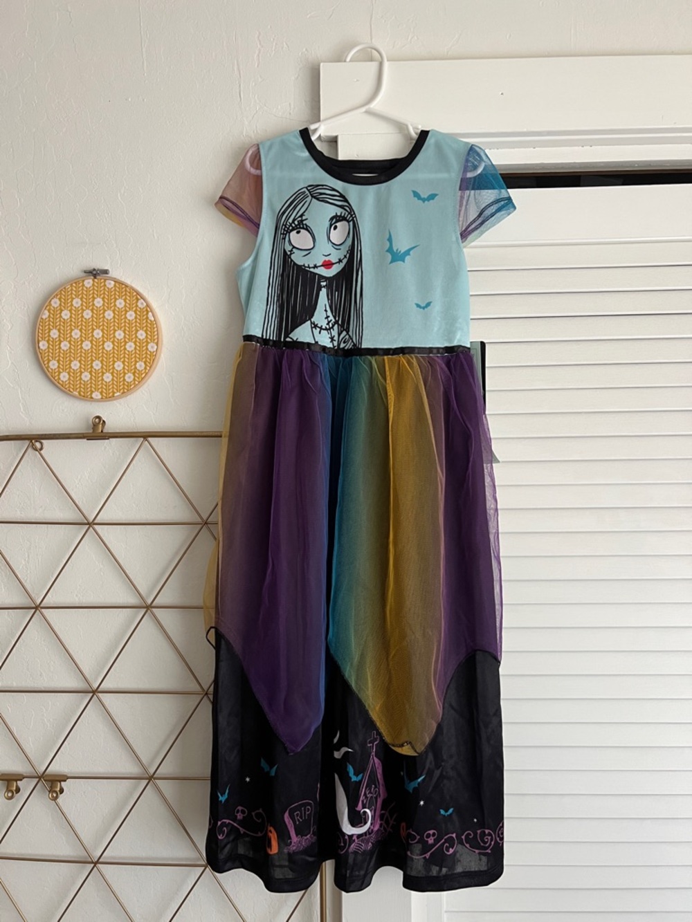NWT | M (8) Nightmare Before Christmas Sally Costume Dress - Tulle Skirt